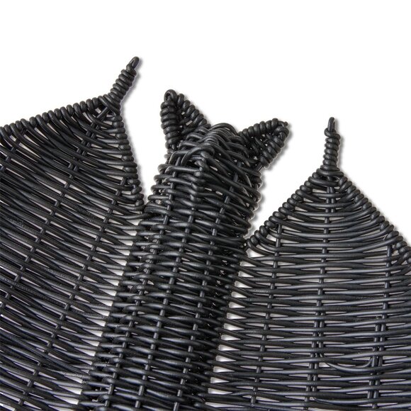 Woven Bat Tabletop Decor Black, 9.25", Halloween Way To Celebrate - Walmart - Picture 3 of 12